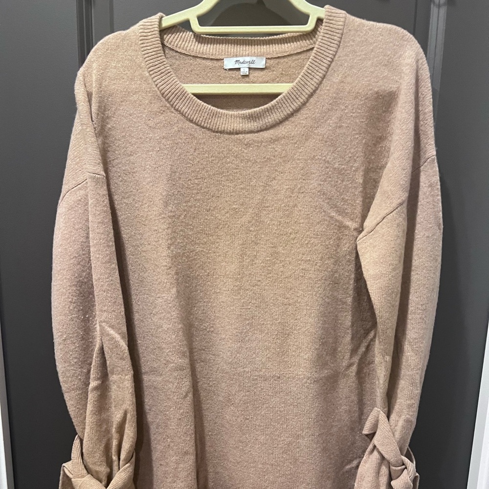 100% Merino Wool Madewell sweater dress or long sweater